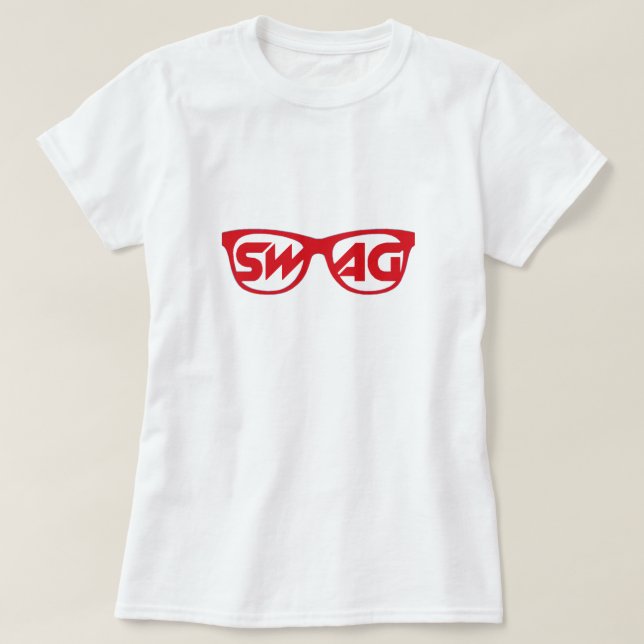 Swag Glass T-Shirt (Design framsida)