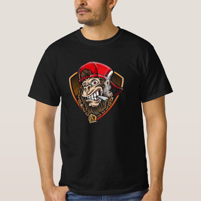 Swag Gorilla T Shirt (Framsida)