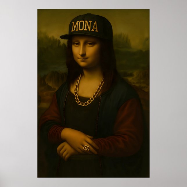 Swag Mona Lisa Poster (Framsidan)