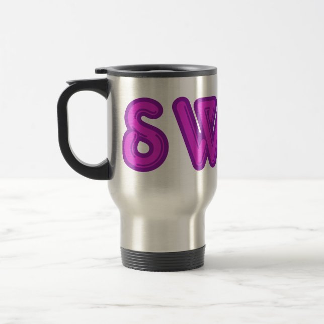 SWAG mugg - välj stil & färg (Vänster)