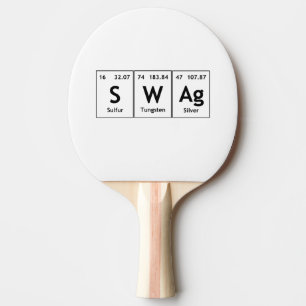 SWAg Periodic Bord Inslag Ord Kemistry Symbol Pingisracket