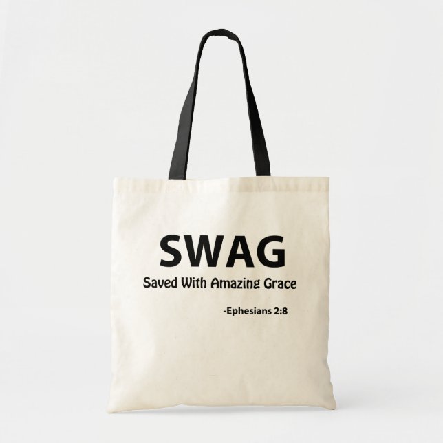 SWAG sparad med Fantastisk Grace Tygkasse (Framsidan)