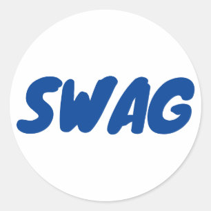 SWAG Stickers Runt Klistermärke