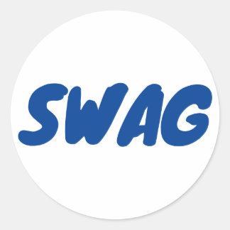 SWAG Stickers Runt Klistermärke