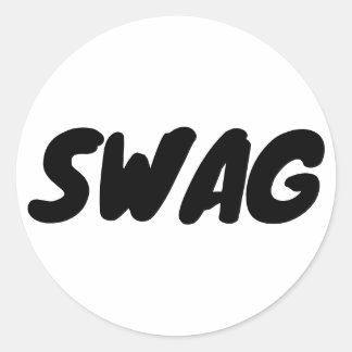 SWAG Stickers Runt Klistermärke