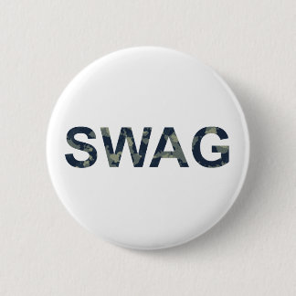 Swag Stil Round Button Army mönster Knapp