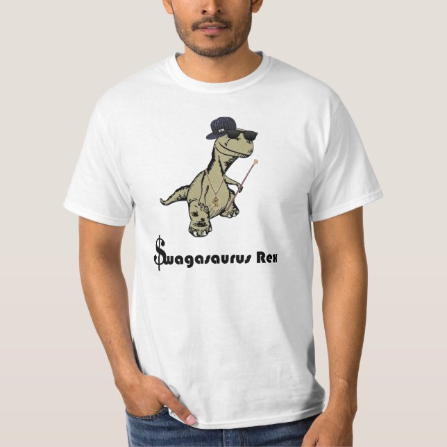 Swagasaurus Rex T-shirt (Framsida)