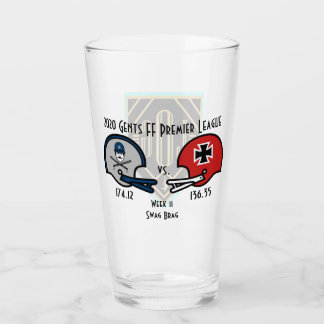 SwagBrag11 Der Rote mot Lizzie Pint Glass Glaskopp