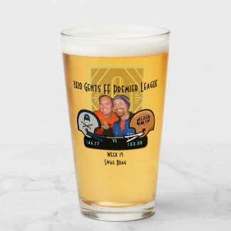 SwagBrag13 Lizzie v Peaky Pint Glass Glaskopp