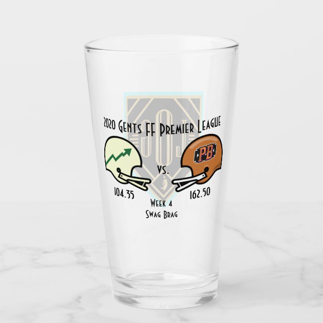 SwagBrag4 Younker v Peaky Pint Glass Glaskopp (Framsida)