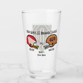 SwagBrag5 DuckyShin v Peaky Pint Glass Glaskopp
