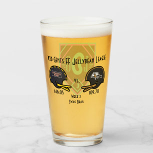 SwagBrag Tobacco vs Gun Molls Pint Glass Glaskopp