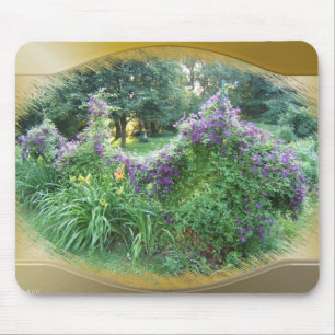 Swaged Clematis~-mousepad Musmatta
