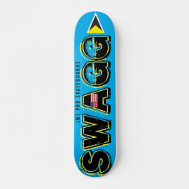 SWAGG 7 3/4-tums Skateboard-däck Mini Skateboard Bräda 18,5 Cm