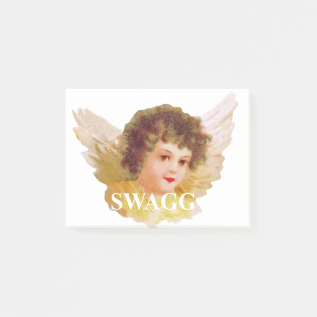 Swagg-ängelkörub Post-it Block (Framsida)