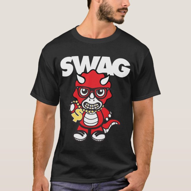 SWAGGASAUR TEE SHIRT (Framsida)