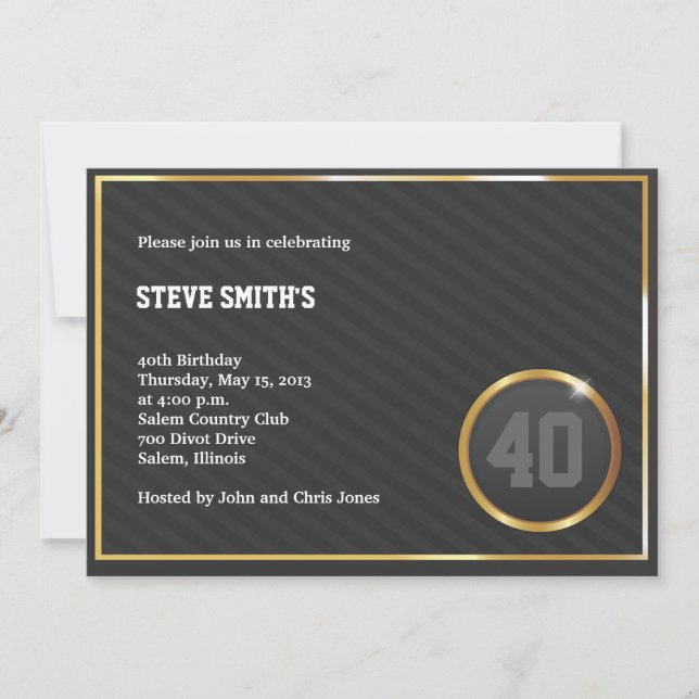 Swagger Party-inbjudan Inbjudningar (Framsida)