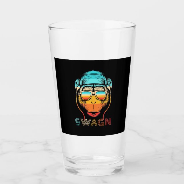 Swagn Retro Monkey Glaskopp (Framsida)
