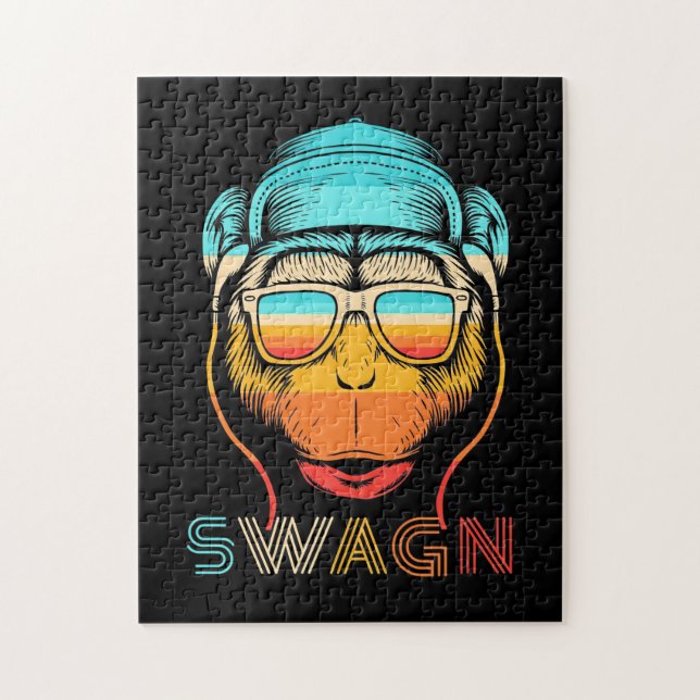 Swagn Retro Monkey Pussel (Vertikal)
