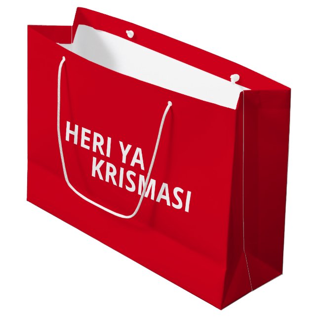 Swahili jul Gift Bag (Framsidan Vinklad)