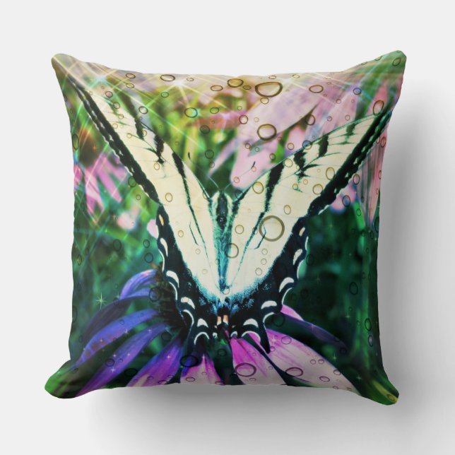 Swallowtail Butterfly Dekorativ kudde (Framsida)