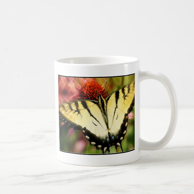 Swallowtail Butterfly Kaffemugg (Höger)
