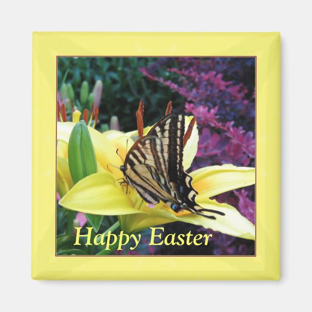 Swallowtail Butterfly Påsk Magnet (Framsidan)