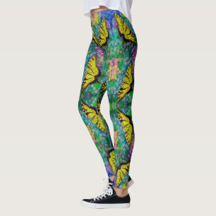 Swallowtail damasker leggings