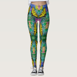 Swallowtail damasker leggings