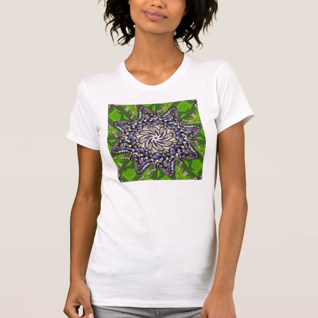 Swallowtail designt-skjorta t-shirt (Framsida)