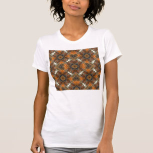 Swallowtail fjärilsmandala - skjorta tee shirt