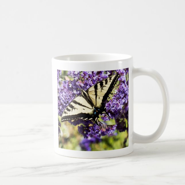 Swallowtail fjärilsmugg kaffemugg (Höger)