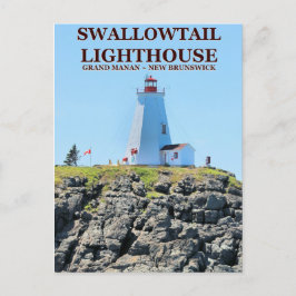 Swallowtail Lighthouse, Grand Manan N.B. vykort