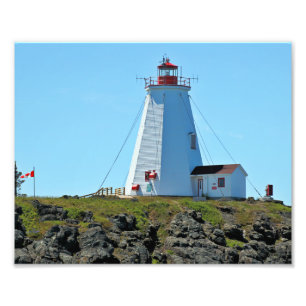 Swallowtail Lighthouse Grand Manan NB Photo Print Fototryck