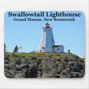 Swallowtail Lighthouse, Grand Manan, NV Mousepad Musmatta