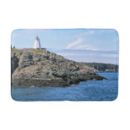 Swallowtail Lighthouse, New Brunswick Bath Mat Badrumsmatta
