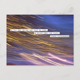 Swami Vivekananda citat Vykort