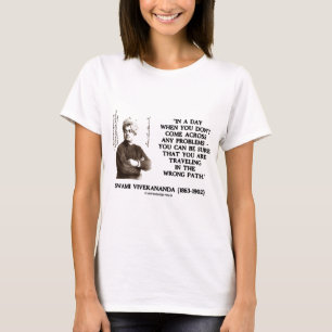 Swami Vivekananda reser i fel Väg T Shirt