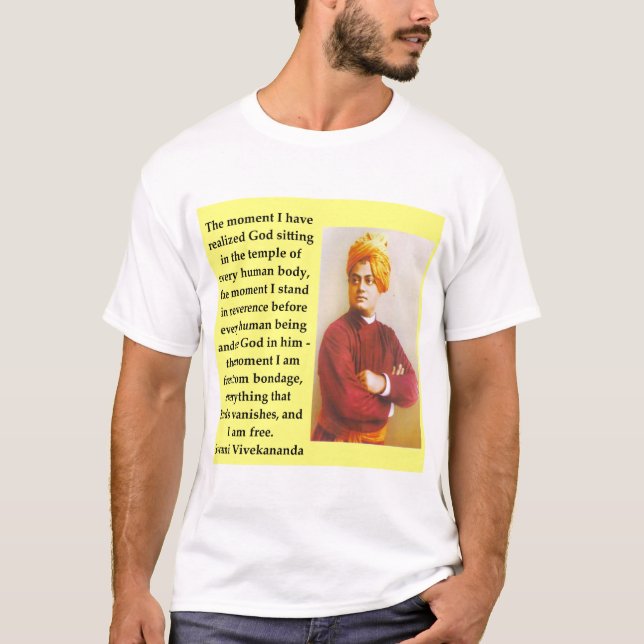 Swami Vivekananda T Shirt (Framsida)