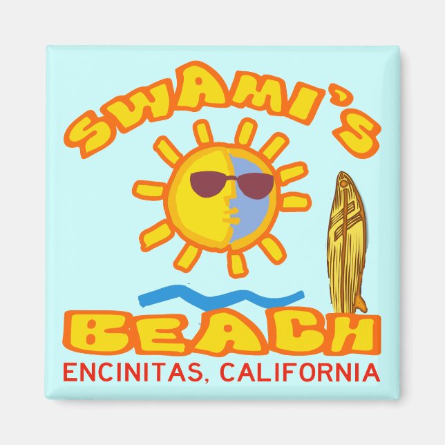 Swamis Beach Magnet (Framsidan)