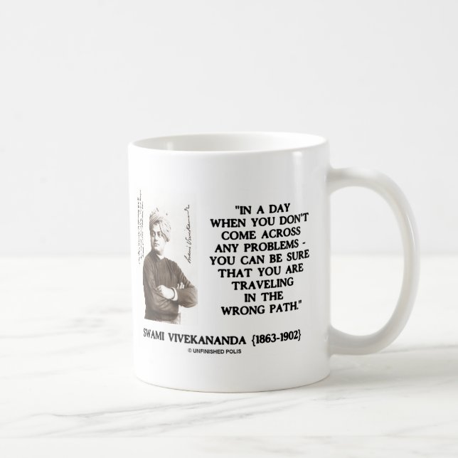 SwamiVivekananda resande i fel väg Kaffemugg (Höger)