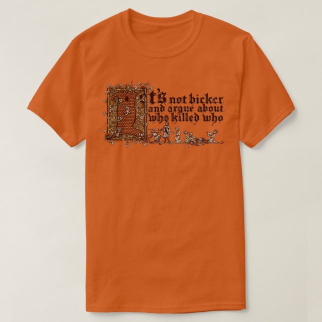 Swamp Castle Bröllop T Shirt (Design framsida)