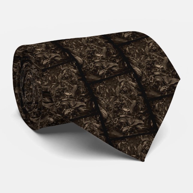 Swamp Dogwood Neck Tie - Chocolate Slips (Rullad)