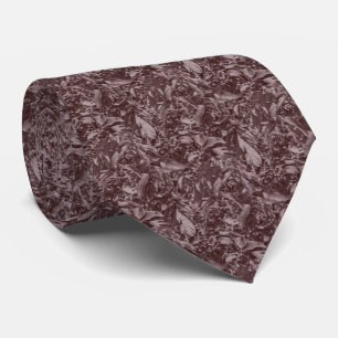 Swamp Dogwood Neck Tie - Heather Brown Slips