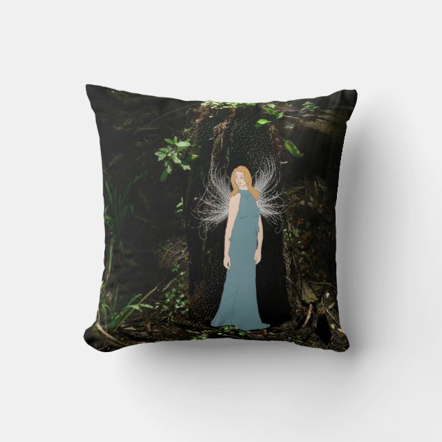 Swamp Fairy Designer Pillow Kudde (Framsida)