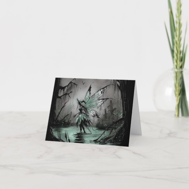 Swamp Fairy Helgkort (Framsida)