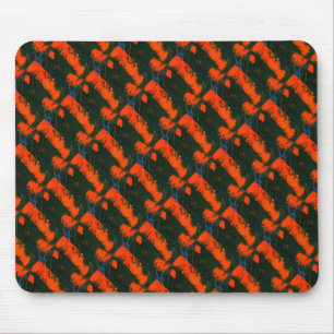 ’Swamp Fire 2’ Abstract Design Mousepad Musmatta