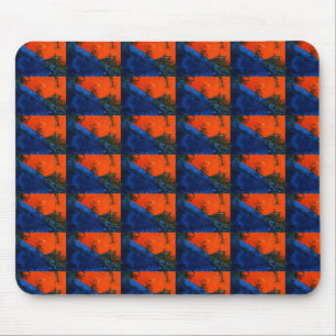 "Swamp Fire #4" Tilt Abstract Design Mousepad Musmatta