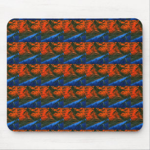 ’Swamp Fire #6’ Abstract Design Mousepad Musmatta