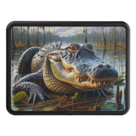 Swamp Kung Bayou Bull Alligator Hitch Cover Dragkroksskydd